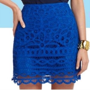 Lilly Pulitzer Cobalt Blue Mini Skirt